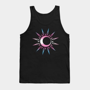 Transgender Celestial Spiritual Trans Pride Sun Moon Boho Yoga Tank Top